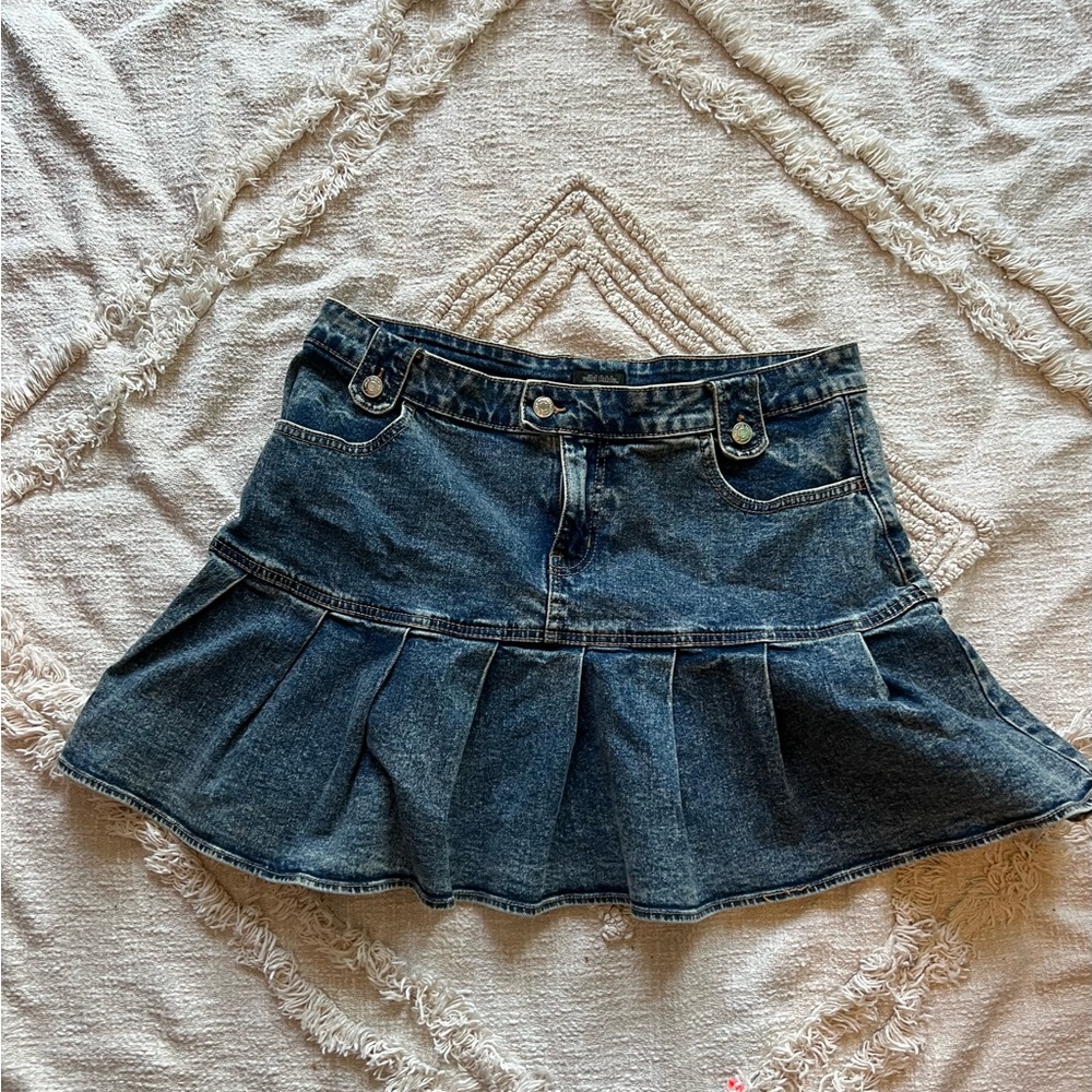 Wild Fable Jean Skirt